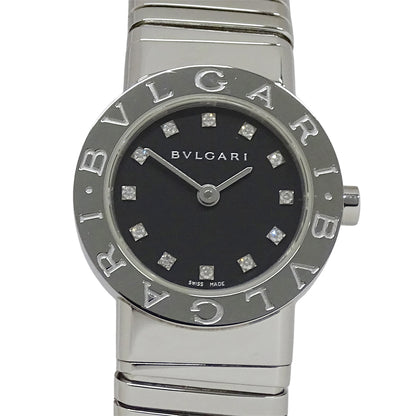 BVLGARI ブルガリ ブルガリブルガリ トゥボガス BB232TS レディース 腕時計 クオーツ QZ SS ダイヤモンド 磨き済み【中古】