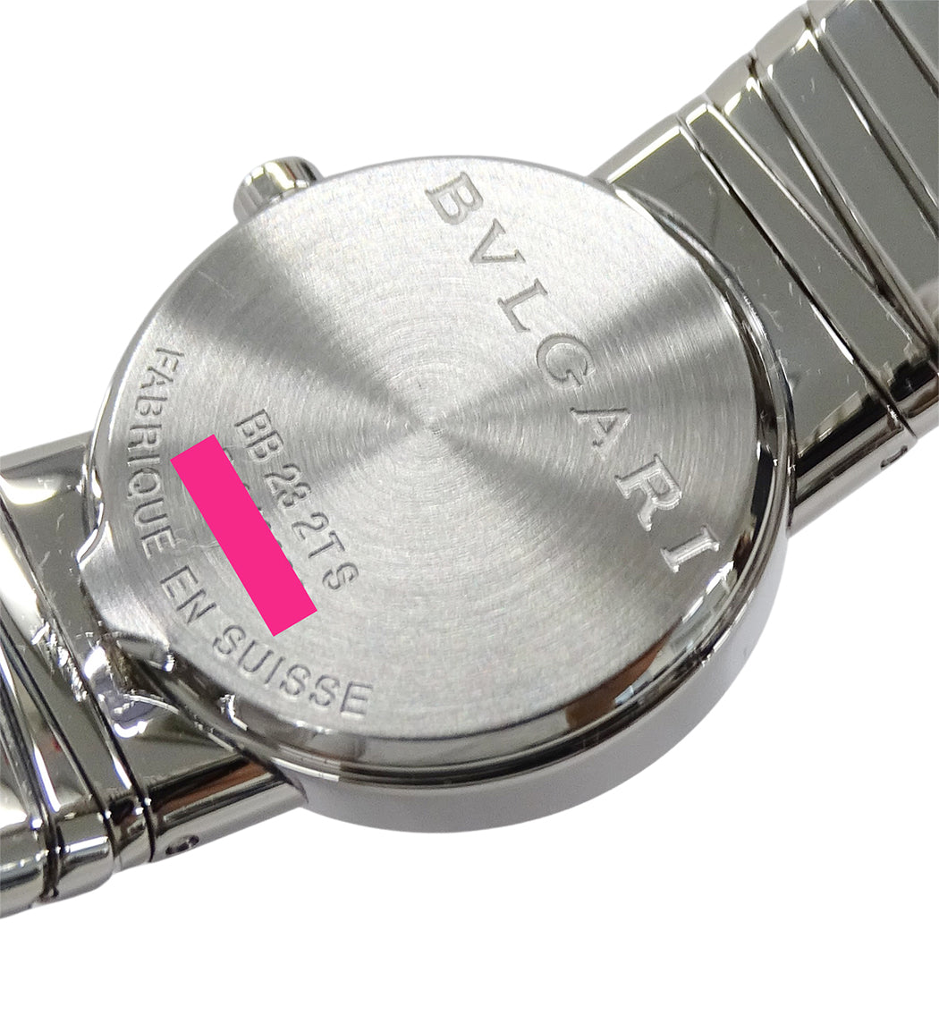 BVLGARI ブルガリ ブルガリブルガリ トゥボガス BB232TS レディース 腕時計 クオーツ QZ SS ダイヤモンド 磨き済み【中古】