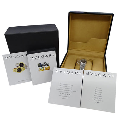 BVLGARI ブルガリ ブルガリブルガリ トゥボガス BB232TS レディース 腕時計 クオーツ QZ SS ダイヤモンド 磨き済み【中古】