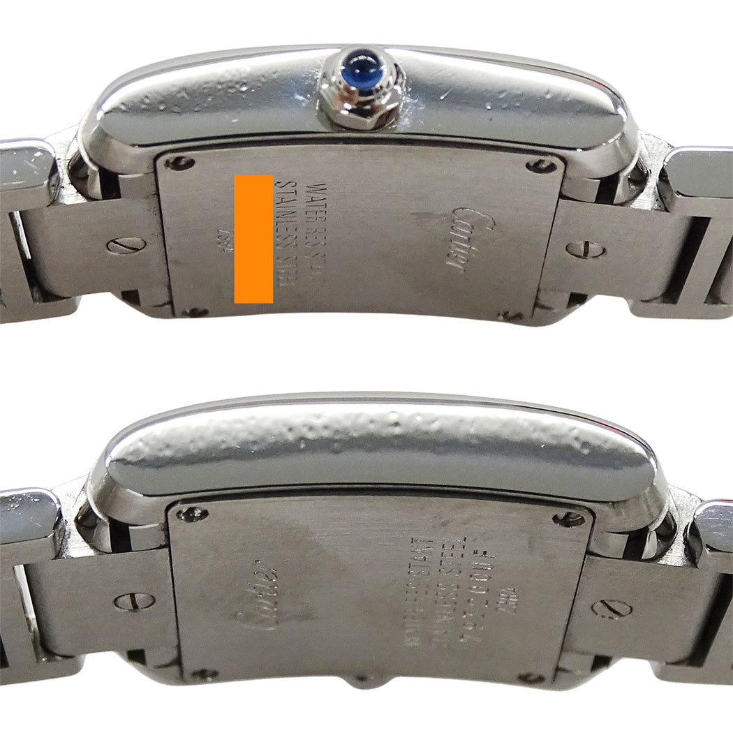 Cartier カルティエ タンクフランセーズ SM W51008Q3 レディース 腕時計 クオーツ QZ ステンレス 磨き済み 【中古】