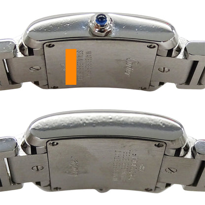 Cartier カルティエ タンクフランセーズ SM W51008Q3 レディース 腕時計 クオーツ QZ ステンレス 磨き済み 【中古】