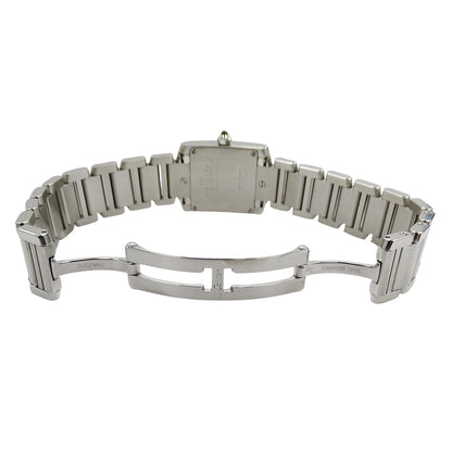 Cartier カルティエ タンクフランセーズ SM W51008Q3 レディース 腕時計 クオーツ QZ ステンレス 磨き済み 【中古】