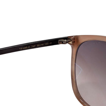 TOM FORD トムフォード サングラス ブラウン ピンク TF485-D レディース メンズ 【中古】