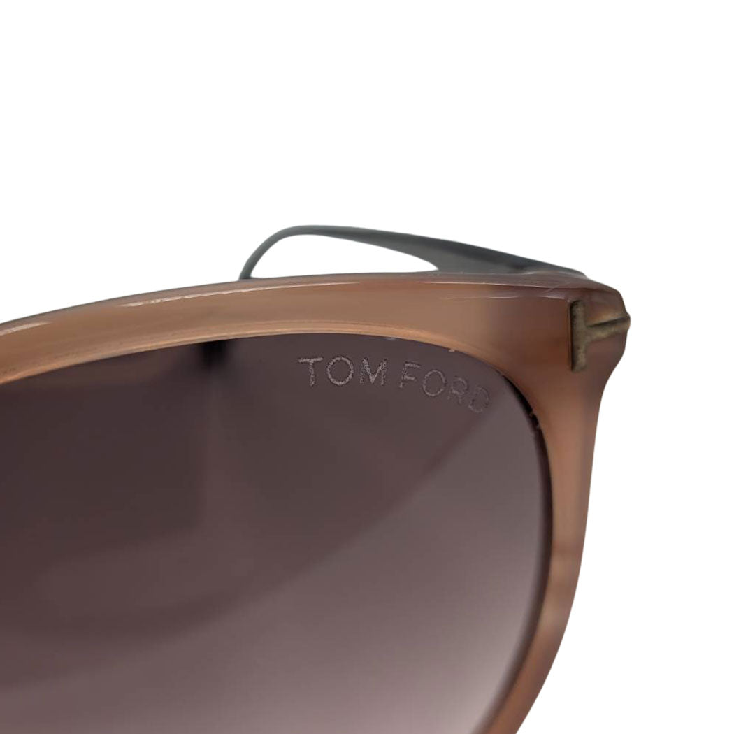 TOM FORD トムフォード サングラス ブラウン ピンク TF485-D レディース メンズ 【中古】