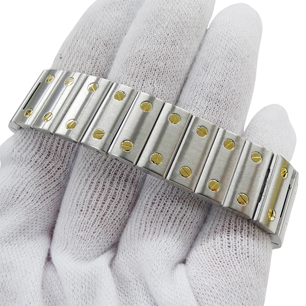 Cartier カルティエ サントスガルベ LM W20011C4 メンズ 腕時計 クオーツ QZ SS YG 磨き済み【中古】