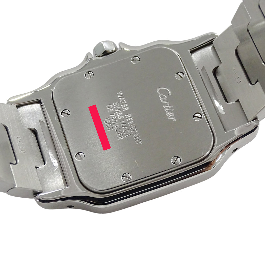 Cartier カルティエ サントスガルベ LM W20011C4 メンズ 腕時計 クオーツ QZ SS YG 磨き済み【中古】