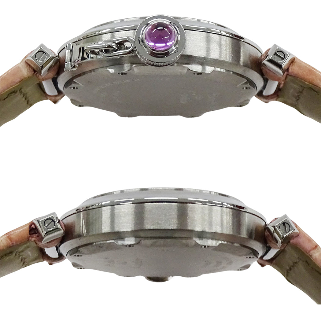 Cartier カルティエ パシャC ウィンターフラワー Ｗ3109699 レディース 腕時計 自動巻き SS レザー 磨き済み【中古】