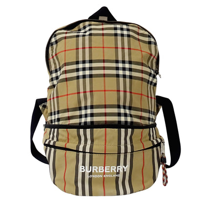 BURBERRY バーバリー リュック ベージュ ナイロン レディース メンズ 【中古】
