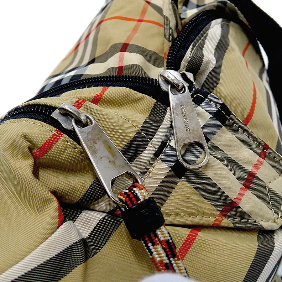BURBERRY バーバリー リュック ベージュ ナイロン レディース メンズ 【中古】