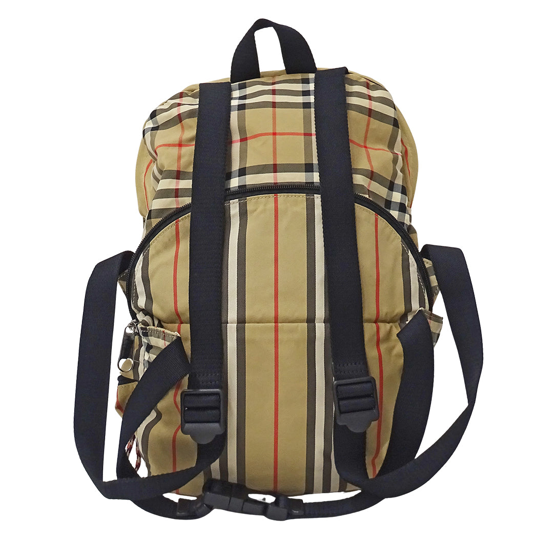 BURBERRY バーバリー リュック ベージュ ナイロン レディース メンズ 【中古】