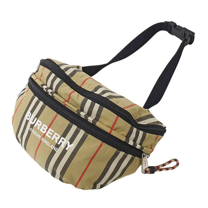 BURBERRY バーバリー リュック ベージュ ナイロン レディース メンズ 【中古】