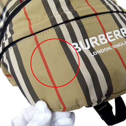 BURBERRY バーバリー リュック ベージュ ナイロン レディース メンズ 【中古】