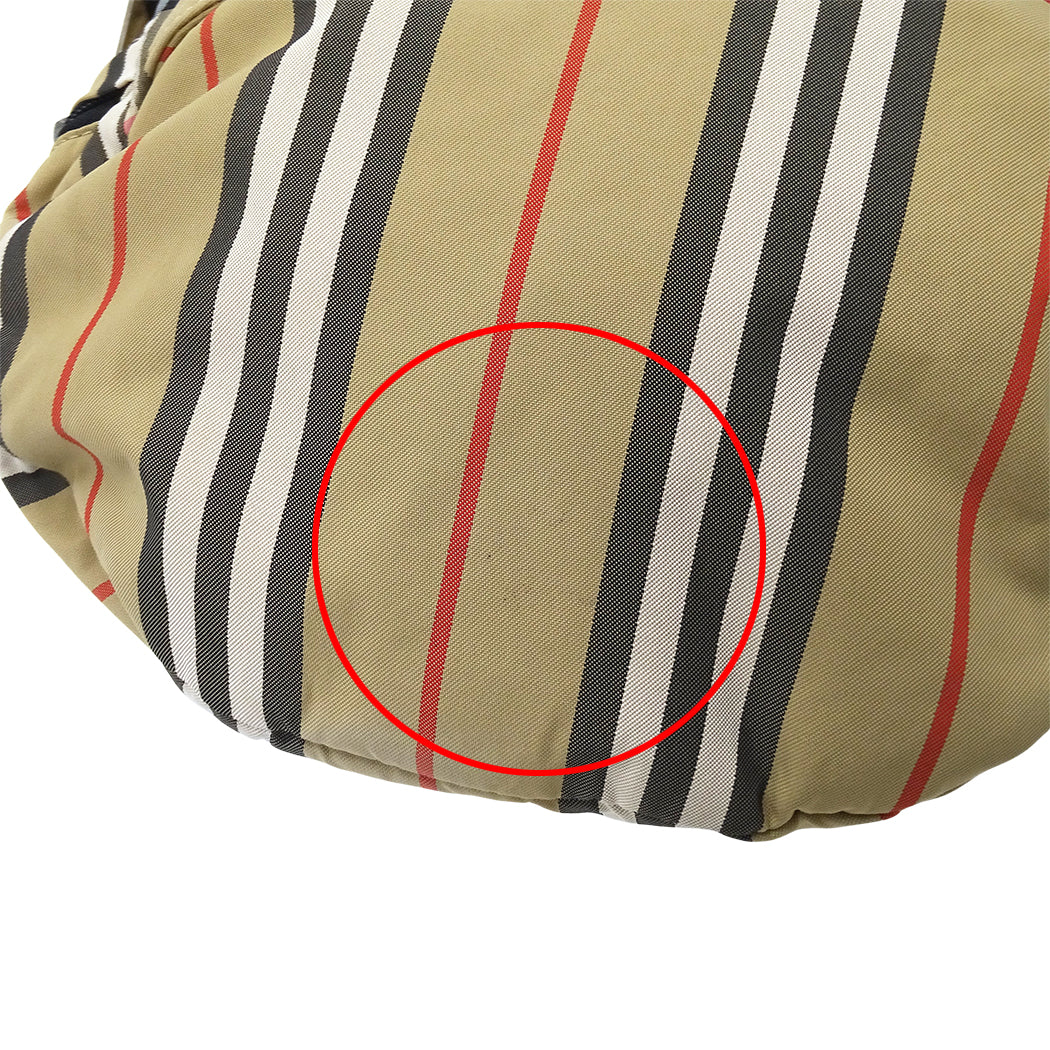 BURBERRY バーバリー リュック ベージュ ナイロン レディース メンズ 【中古】