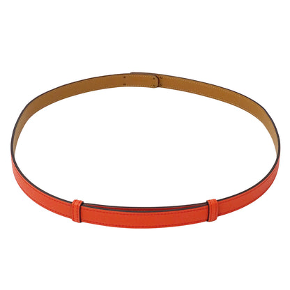 HERMES エルメス ケリー18 ベルト ローズテキサス ゴールド金具 ヴォーエプソン レディース 【中古】