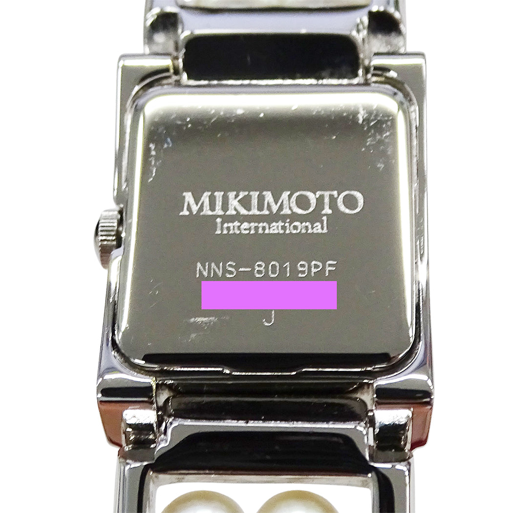 MIKIMOTO ミキモト NNS-8019PF レディース 腕時計 パール 真珠 シェル クオーツ SS 磨き済み【中古】