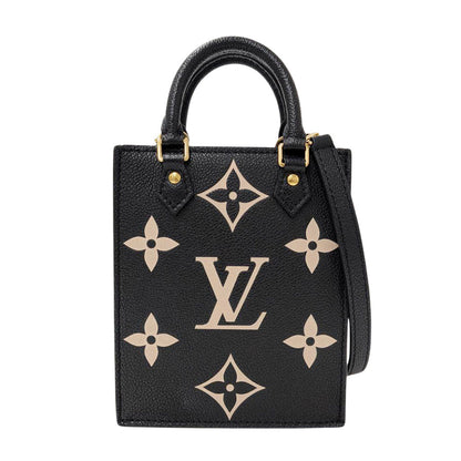 LOUIS VUITTON ルイ・ヴィトン プティット・サックプラ 2wayバッグ バイカラーアンプラント ブラック ベージュ M81416 レディース 【中古】
