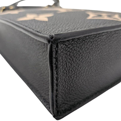 LOUIS VUITTON ルイ・ヴィトン プティット・サックプラ 2wayバッグ バイカラーアンプラント ブラック ベージュ M81416 レディース 【中古】