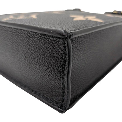 LOUIS VUITTON ルイ・ヴィトン プティット・サックプラ 2wayバッグ バイカラーアンプラント ブラック ベージュ M81416 レディース 【中古】