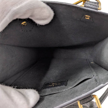 LOUIS VUITTON ルイ・ヴィトン プティット・サックプラ 2wayバッグ バイカラーアンプラント ブラック ベージュ M81416 レディース 【中古】