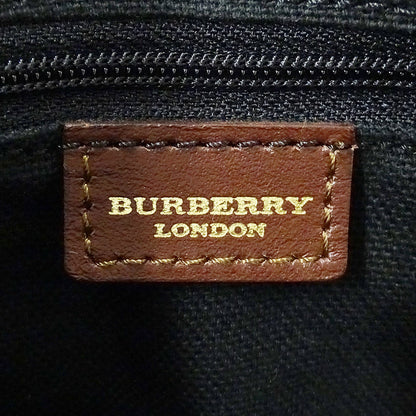 BURBERRY バーバリー ハンドバッグ ベージュ PVC レディース 【中古】