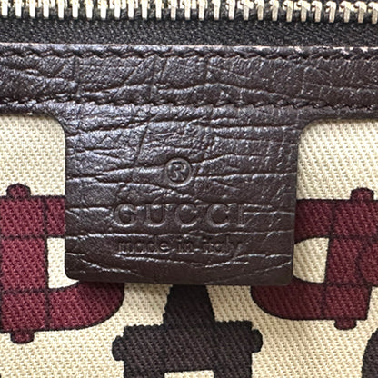 GUCCI グッチ トートバッグ GGキャンバス ブラウン 137396 レディース 【中古】