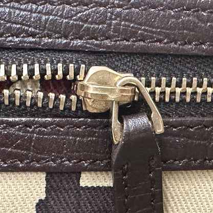GUCCI グッチ トートバッグ GGキャンバス ブラウン 137396 レディース 【中古】