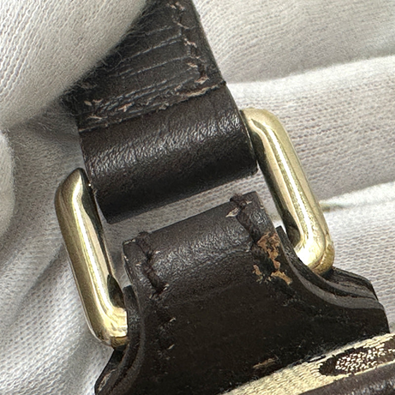 GUCCI グッチ トートバッグ GGキャンバス ブラウン 137396 レディース 【中古】