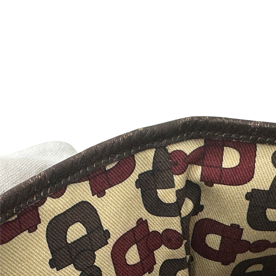 GUCCI グッチ トートバッグ GGキャンバス ブラウン 137396 レディース 【中古】