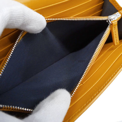 FENDI フェンディ 長財布 エフ・イズ・フェンディ イエロー 8M0251 レザー レディース 【中古】