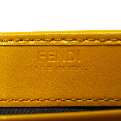 FENDI フェンディ 長財布 エフ・イズ・フェンディ イエロー 8M0251 レザー レディース 【中古】