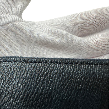 FENDI フェンディ 長財布 ズッカ ネイビー シルバー金具 PVC メンズ 【中古】