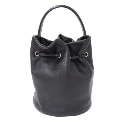 BALENCIAGA バレンシアガ エブリデイ ドローストリング バケットバッグ XS 2wayバッグ ブラック 638342 レザー レディース 【中古】