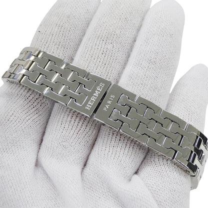 HERMES エルメス Hウォッチ HH1.210 レディース 腕時計 クオーツ QZ ステンレス ダイヤモンド 磨き済み 【中古】