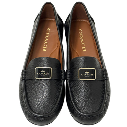 COACH コーチ モナ ドライバー ローファー ブラック レザー レディース 【中古】