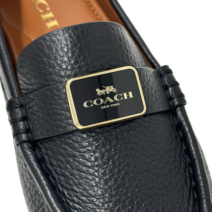 COACH コーチ モナ ドライバー ローファー ブラック レザー レディース 【中古】