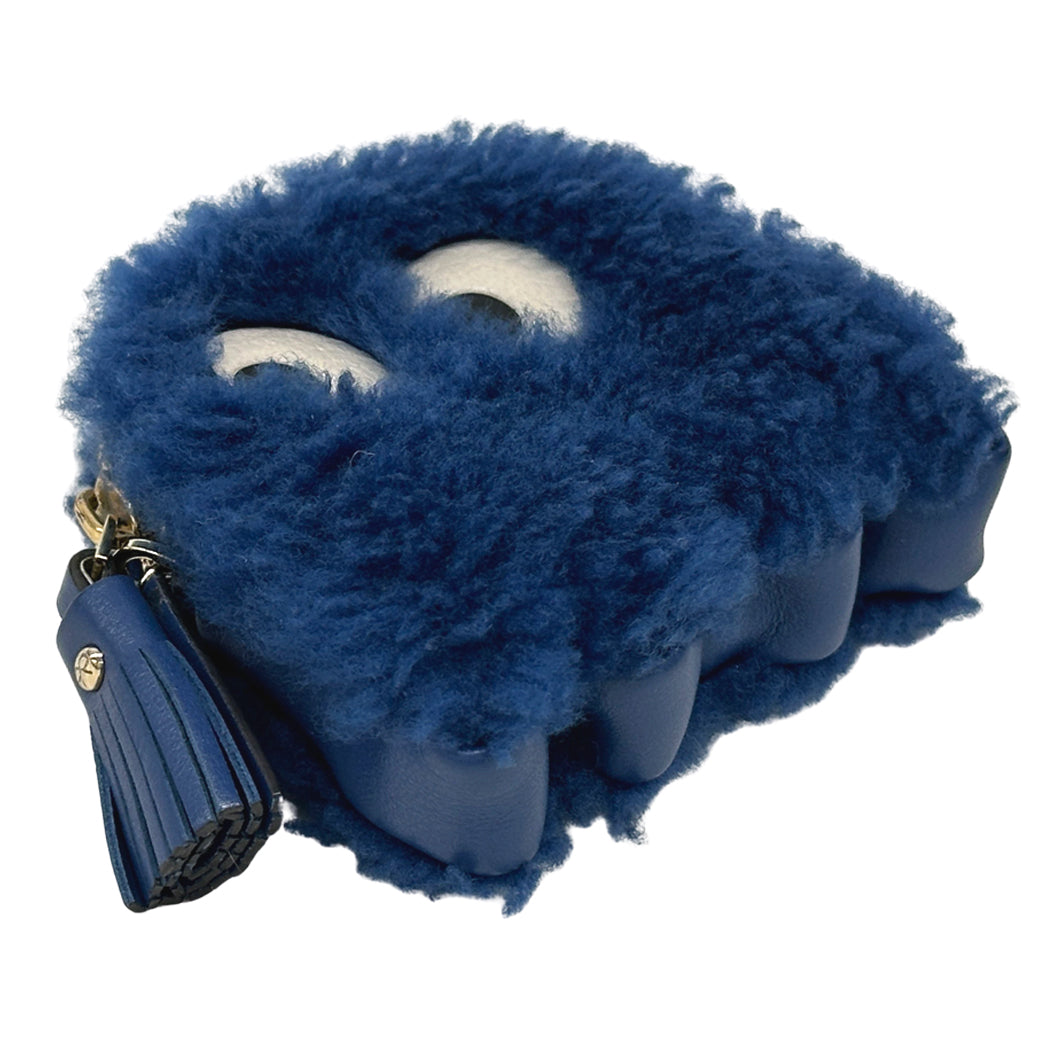 ANYA HINDMARCH アニヤハインドマーチ コインケース パックマン ブルー レディース 【中古】