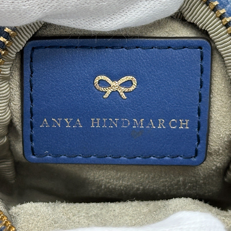 ANYA HINDMARCH アニヤハインドマーチ コインケース パックマン ブルー レディース 【中古】