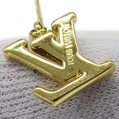 LOUIS VUITTON ルイ・ヴィトン レディ LV ピアス メタル ゴールド レディース M01844 【中古】