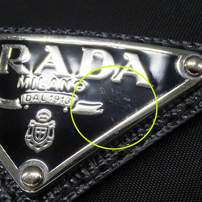 PRADA プラダ Re-Nylon バケットハット ハット ブラック 2HC137 ナイロン レディース メンズ 【中古】