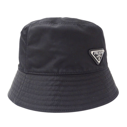 PRADA プラダ Re-Nylon バケットハット ハット ブラック 2HC137 ナイロン レディース メンズ 【中古】
