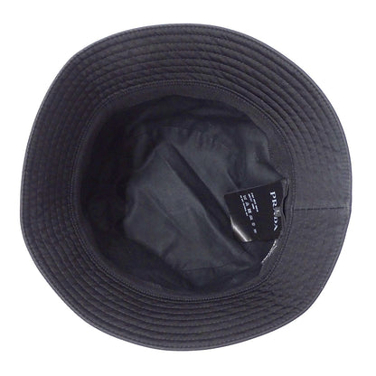 PRADA プラダ Re-Nylon バケットハット ハット ブラック 2HC137 ナイロン レディース メンズ 【中古】