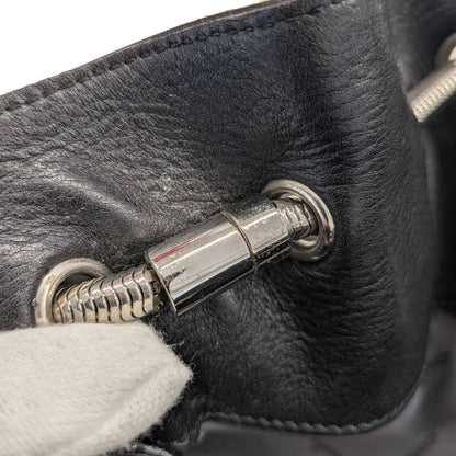 Ferragamo フェラガモ スネークチェーンショルダー ショルダーバッグ ブラック レザー レディース 【中古】
