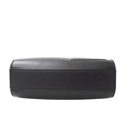 LOEWE ロエベ クロスボディ カメラバッグ ミニ ショルダーバッグ アナグラム ブラック カーフ レディース メンズ 【中古】
