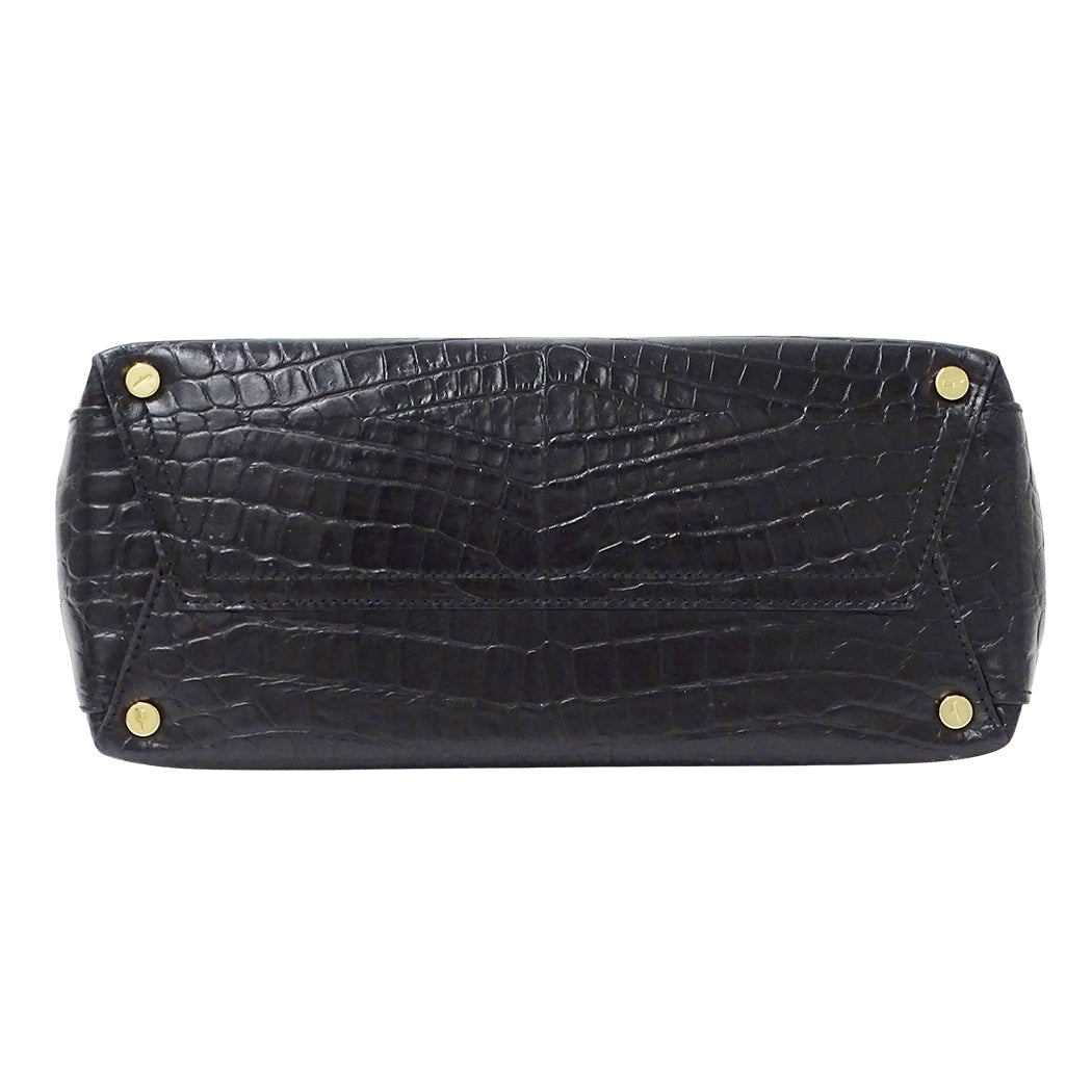Ferragamo フェラガモ 2wayバッグ ヴァラ ブラック レザー レディース 【中古】