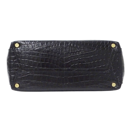 Ferragamo フェラガモ 2wayバッグ ヴァラ ブラック レザー レディース 【中古】
