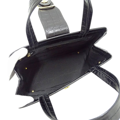 Ferragamo フェラガモ 2wayバッグ ヴァラ ブラック レザー レディース 【中古】