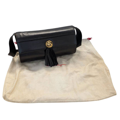 Ferragamo フェラガモ ワンショルダー ショルダーバッグ ブラック レザー レディース 【中古】