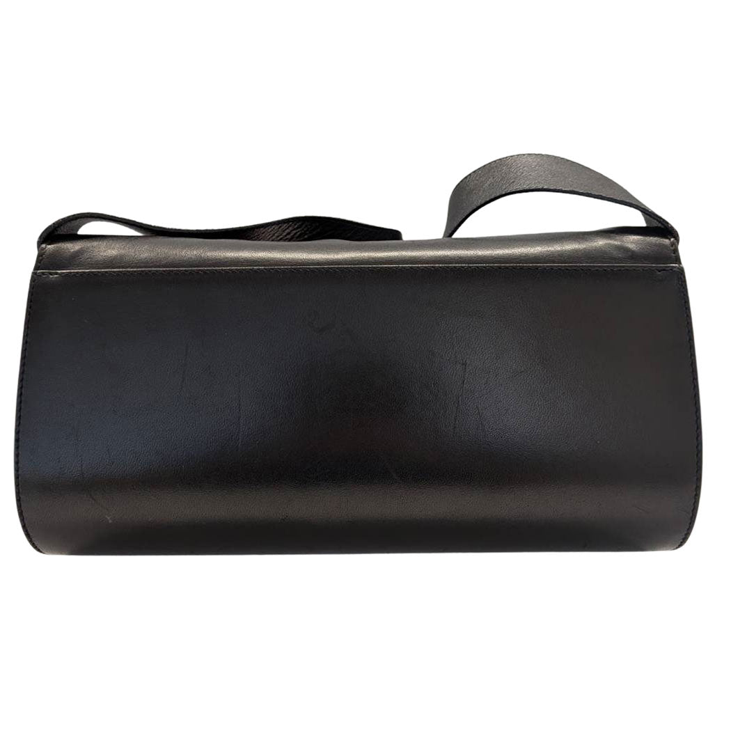 Ferragamo フェラガモ ワンショルダー ショルダーバッグ ブラック レザー レディース 【中古】