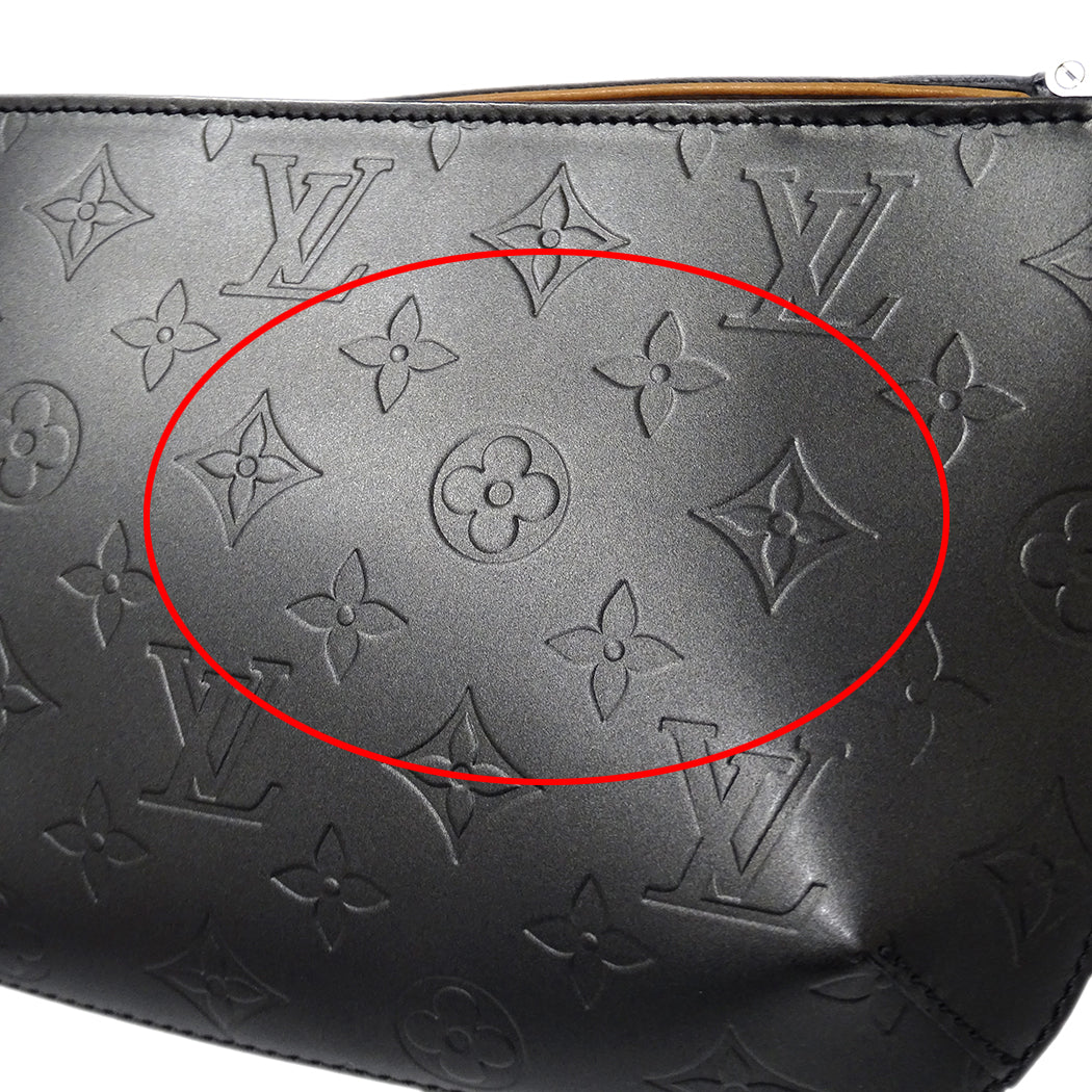 LOUIS VUITTON ルイ・ヴィトン ファウラー ハンドバッグ モノグラム マット ノワール M55142 レディース 【中古】
