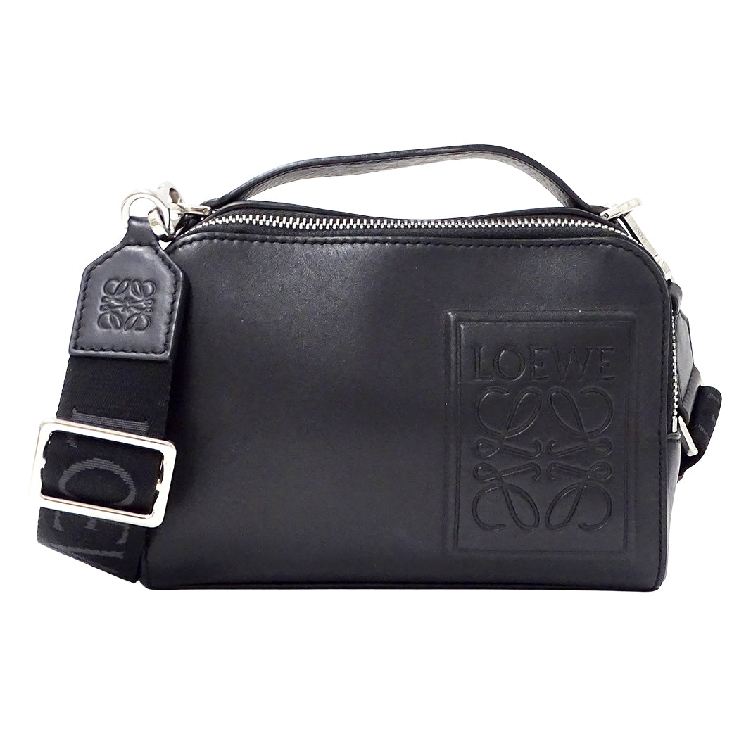 LOEWE ロエベ 2wayバッグ ブラック レザー レディース 【中古】